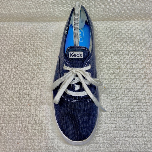 Ked’s Women’s Size 9.5 Champion Casual Low Sneakers WF34100 Black Fabric Lace Up - Picture 6 of 11